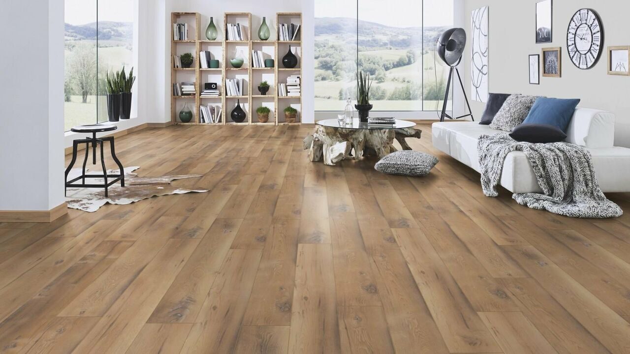 Ламинат Kronospan Variostep Classic Золотой Хаммервуд