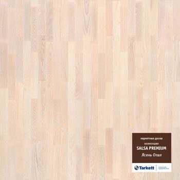 Паркетная доска Tarkett Salsa Premium Ясень Кристалл Браш
