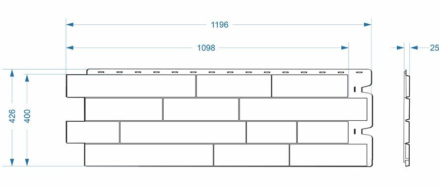 Фасадная панель Docke Standard Алтай