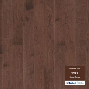 Паркетная доска Tarkett Step L 1000х140 OAK BARON BROWN